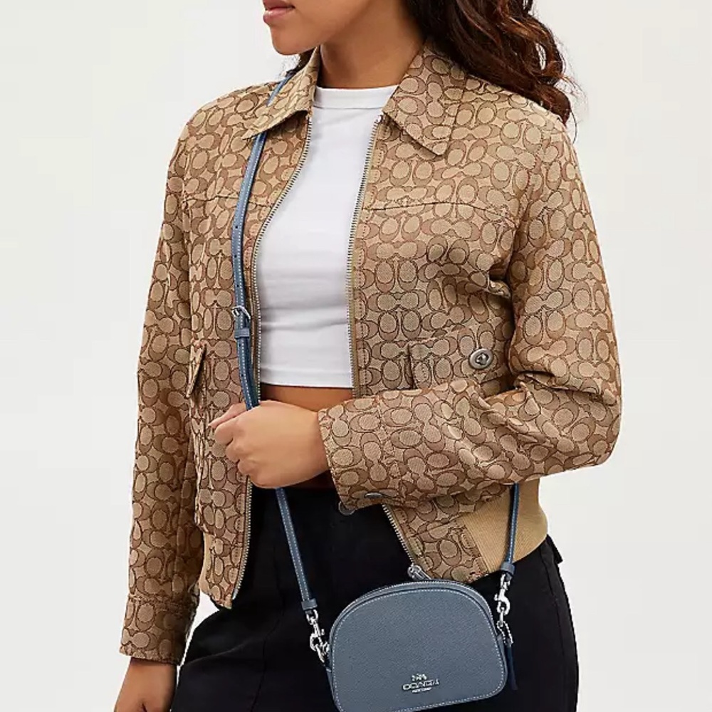 Coach Serena blue crossbody purse 🆕 - Picture 1 of 5